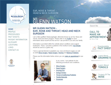 Tablet Screenshot of glennwatson.com.au